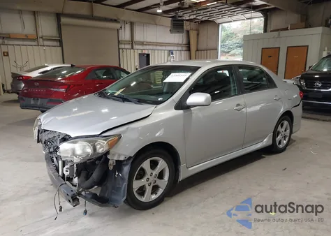 2011 Toyota Corolla S z USA, uszkodzony, nr VIN 2T1BU4EE3BC616678
